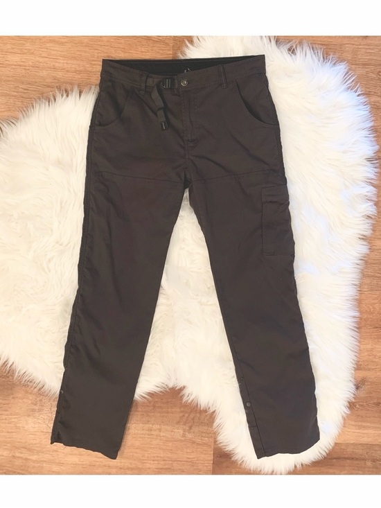Prana Other - PrAna ORIGINAL Stretch Zion Pant Snap Roll Up Med x 32 1/2” Charcoal Gray Hiking